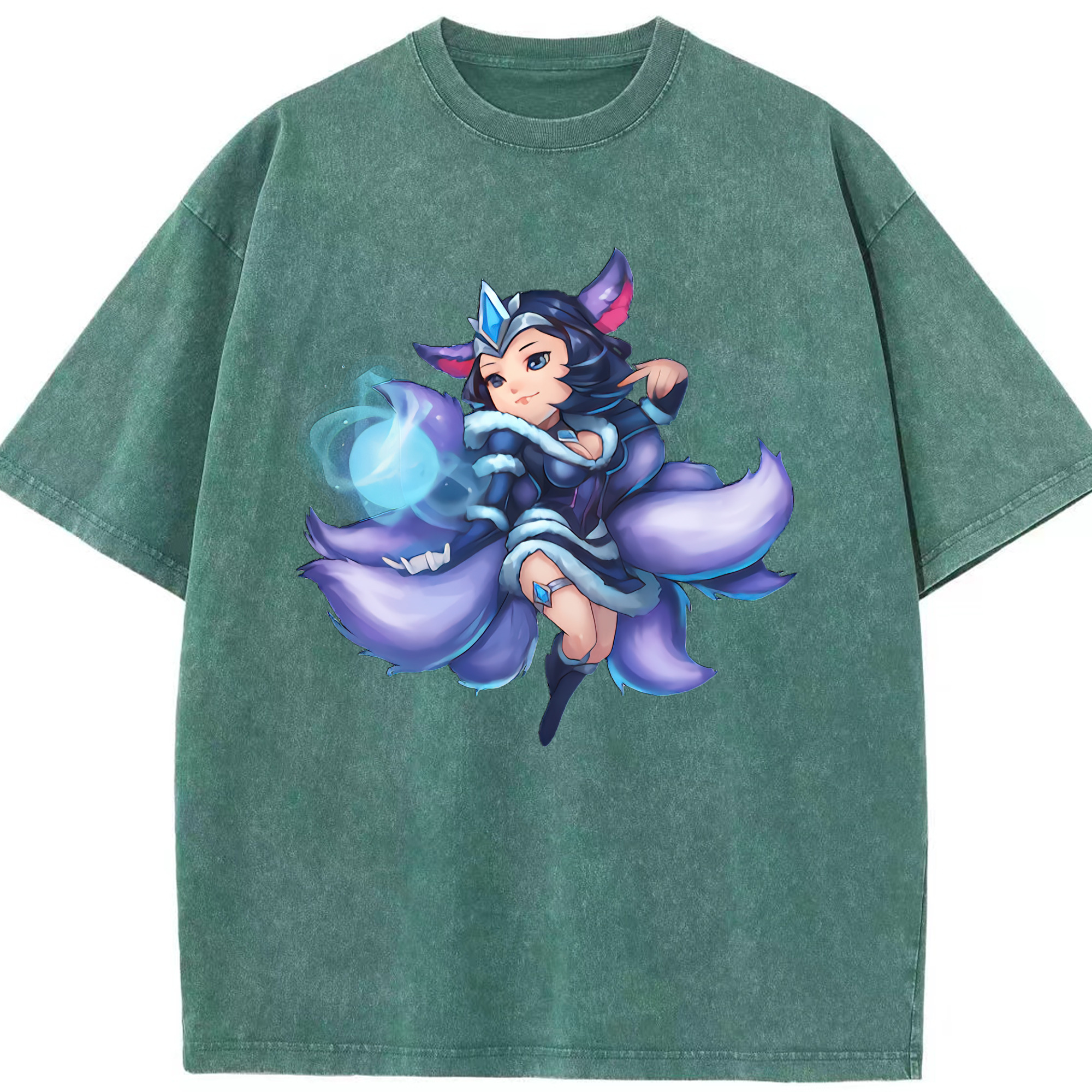 （画像用） リーグ・オブ・レジェンド League of Legends LOL 綿100% ヴィンテージ風 半袖Tシャツ（フロントプリント）